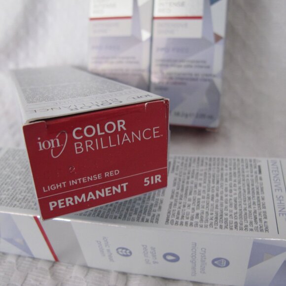 Bundle of 4 Ion Light Intense Red Hair color - Picture 12 of 15